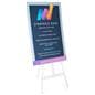 Acrylic display easel supports 9 pounds