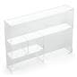 5-Section Acrylic Divided Tray for Standing Countertop Use