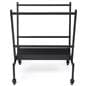 Print storage rack with hardware included 