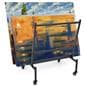 Black print storage rack