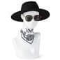 White Female Mannequin Bust 