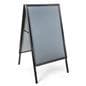 Double sided portable sidewalk sign holder
