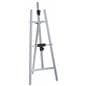 Silver Metal Fold-Up Easel with Adjustable Bars