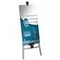 Lightweight Silver Metal Fold-Up Easel 