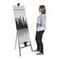 Silver Folding Metal Easel For Floor Display
