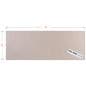 Repositionable copper antimicrobial protective film with adhesive backer