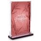 Tabletop Acrylic Sign Holder with Recycled Acrylic Material 