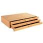 Beechwood art supply organizer and storage