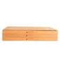 Slim art supply organizer with flat stackable top