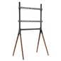 Minimalist TV Sawhorse Stand Mid Century Modern Design 