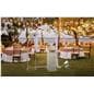 Metal arch frames for backdrops or dividing spaces