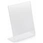 Economy sign frame made with clear acrylic