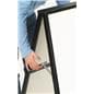 Yard sign frame folds for convenient storage