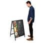 Yard sign frames with double sided feature