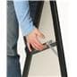 Real estate sign folds shut for storage