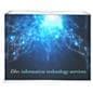 Aurora backlit light box SEG podium graphics replacement with dye sublimation printing 
