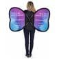 Wearable wing-shaped backpack banner advertising