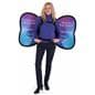 Double-sided wing-shaped backpack banner advertising