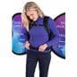 Wing-shaped backpack banner advertising with adjustable buckles