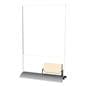 8.5” x 11” Sign Display with Card Pocket for Store Counters