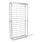 Beacon illuminated portable backdrop with SEG frame
