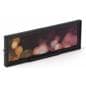 11” x 3.5" Shelf Talker Stand Flips Over for Tabletop Placement