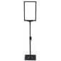 11"x 7" Counter Sign Stand at Maximum Height