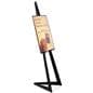 Wooden Easels Feature Bi-Folding Black Finish