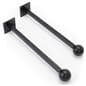 Finial pole banner hardware mounts for indoor and outdoor use 