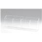 Table top pamphlet dispenser with 4-pocket design