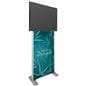 Poster TV stand with fully customizable graphics