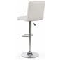 Adjustable Height Bar Stool Provides Back Support