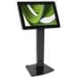 LCD touch screen display with robust floor stand