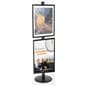Poster Frame Stand Features (2) 22" x 28" Snap Frames