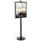 Poster Frame Stand Features (2) 22" x 28" Snap Frames