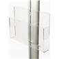 Acrylic Brochure Holder with Removable Dividers