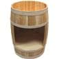 Covered Cedar Barrel