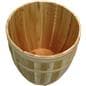 Covered Cedar Barrel
