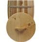 Covered Cedar Barrel