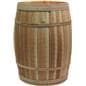 Covered Cedar Barrel