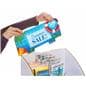 2-tier custom cardboard tabletop display stand with removable header