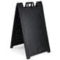 black plastic sandwich board signs