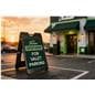 outdoor plastic a-frame sign holders