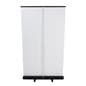 Budget narrow base retractable banner stand with full color printing 