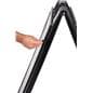 Black snap open a-frame sidewalk sign with matte finish 