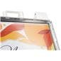 White snap open a-frame sidewalk sign with easy grip top handle 