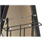 Adjustable Black A-Frame Literature Pocket With Business Card Holder