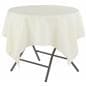 Folding Café Table with White Top