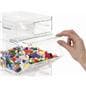 Slide In Door Plastic Candy Jar