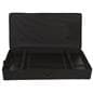 Breakdown lectern transport case with four straps and a plastic netted pouch
